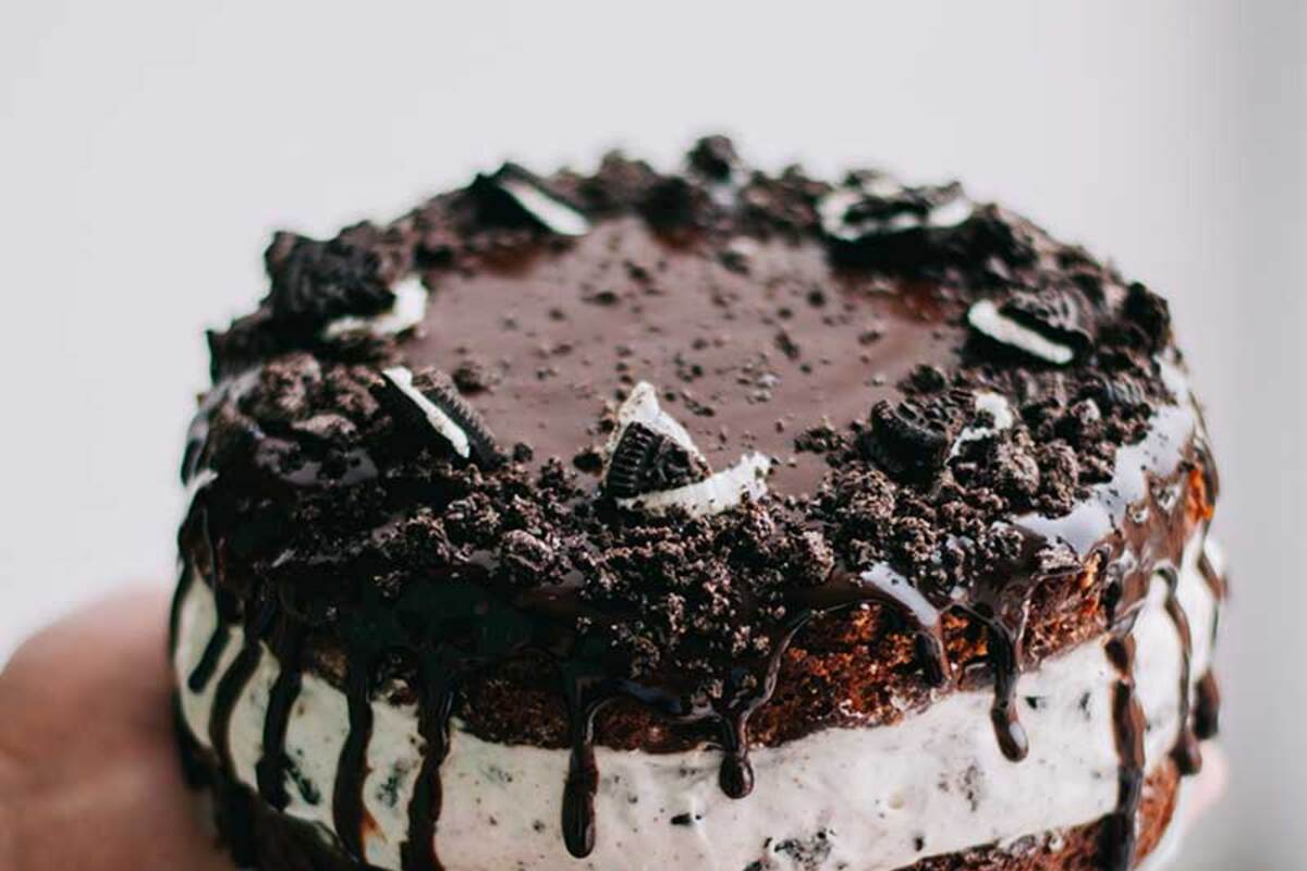 Elegant cake detail